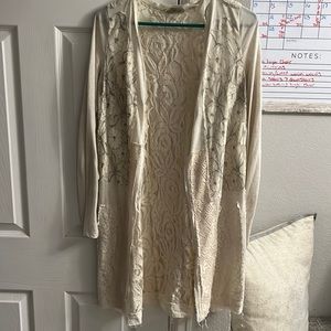 Boho gimmicks lace long cardigan